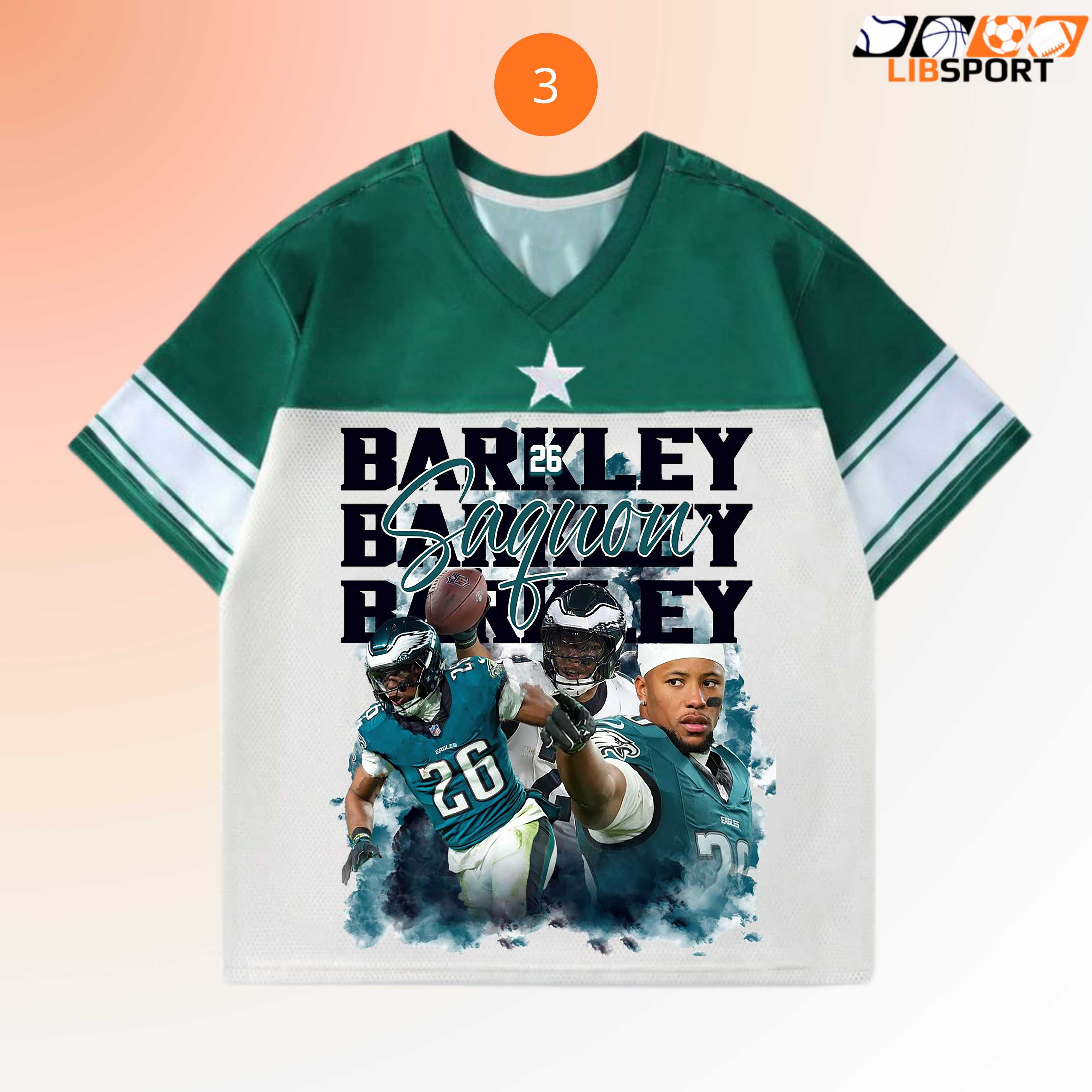 Philadelphia Eagles Saquon Barkley Unisex Jersey, Game Day Fan, Nfl Football Merch
